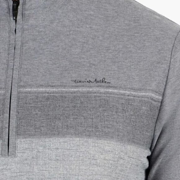Travis Mathew Low Roller Pullover Heather Black Men's NWT - Picture 4 of 10